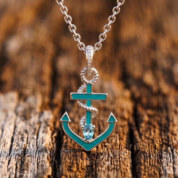 Aqua Haven Necklace - Aquamarine 1