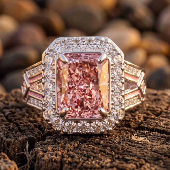 Zyra Core Ring - Rose Quartz 1
