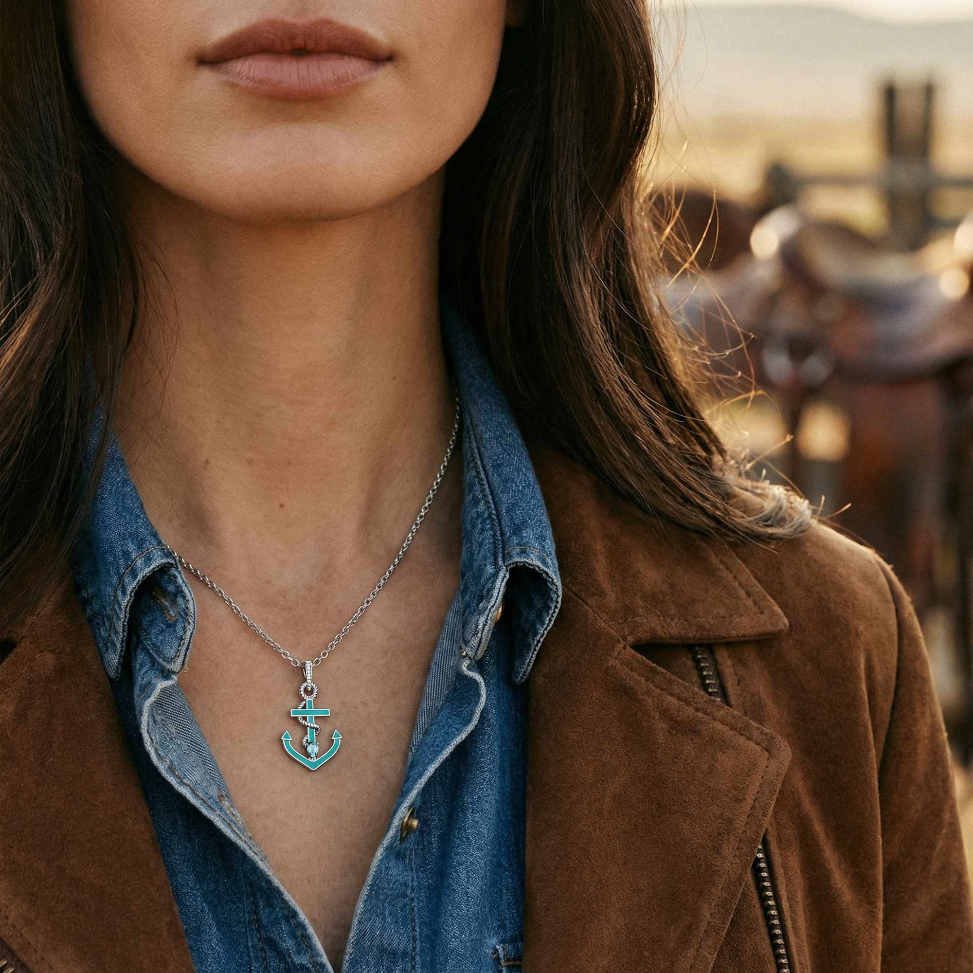 Aqua Haven Necklace - Aquamarine 2