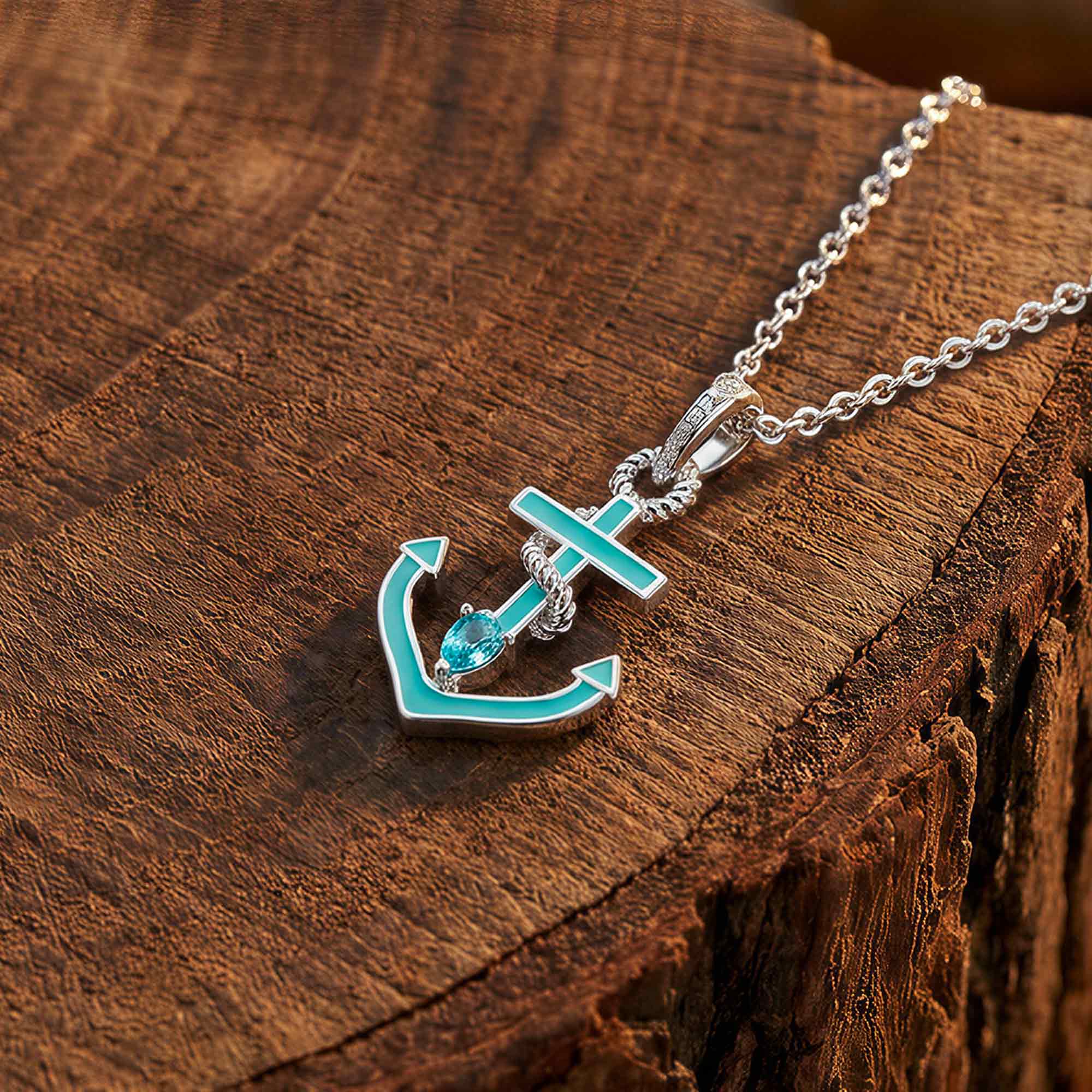 Aqua Haven Necklace - Aquamarine 3