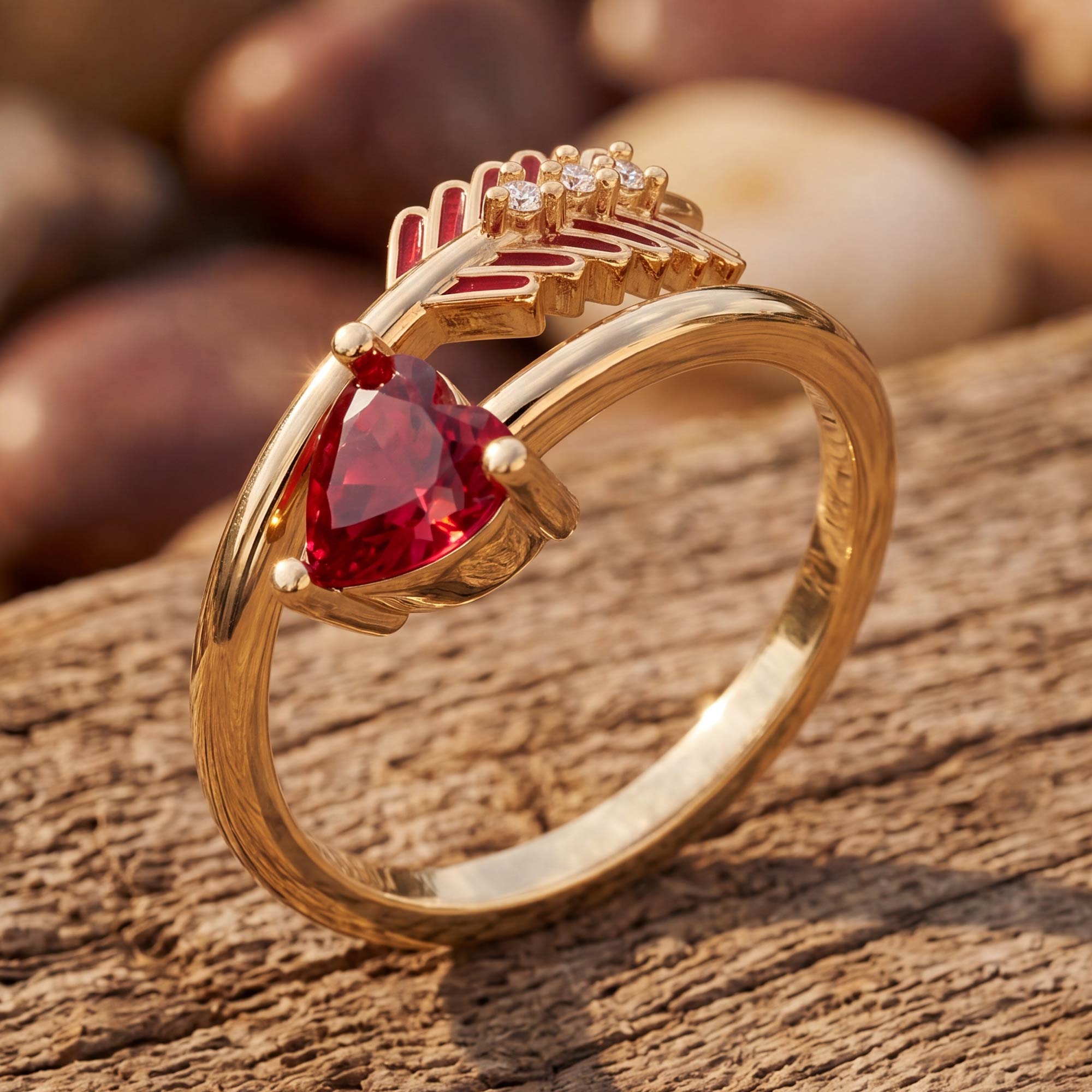 Arrow's Path Ring - Ruby 3