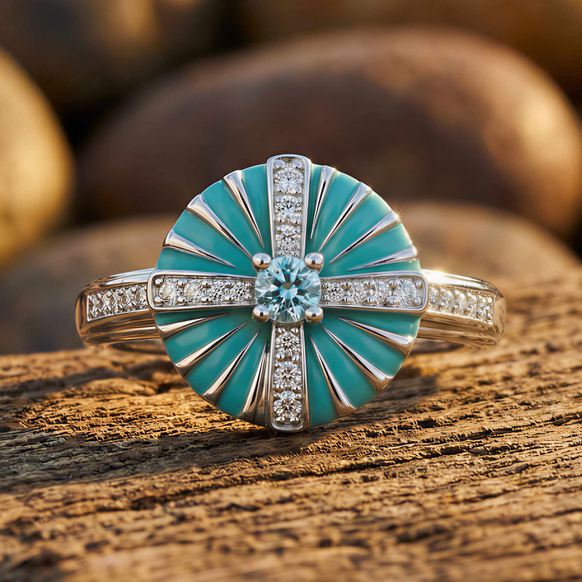 Azure Compass Ring 1