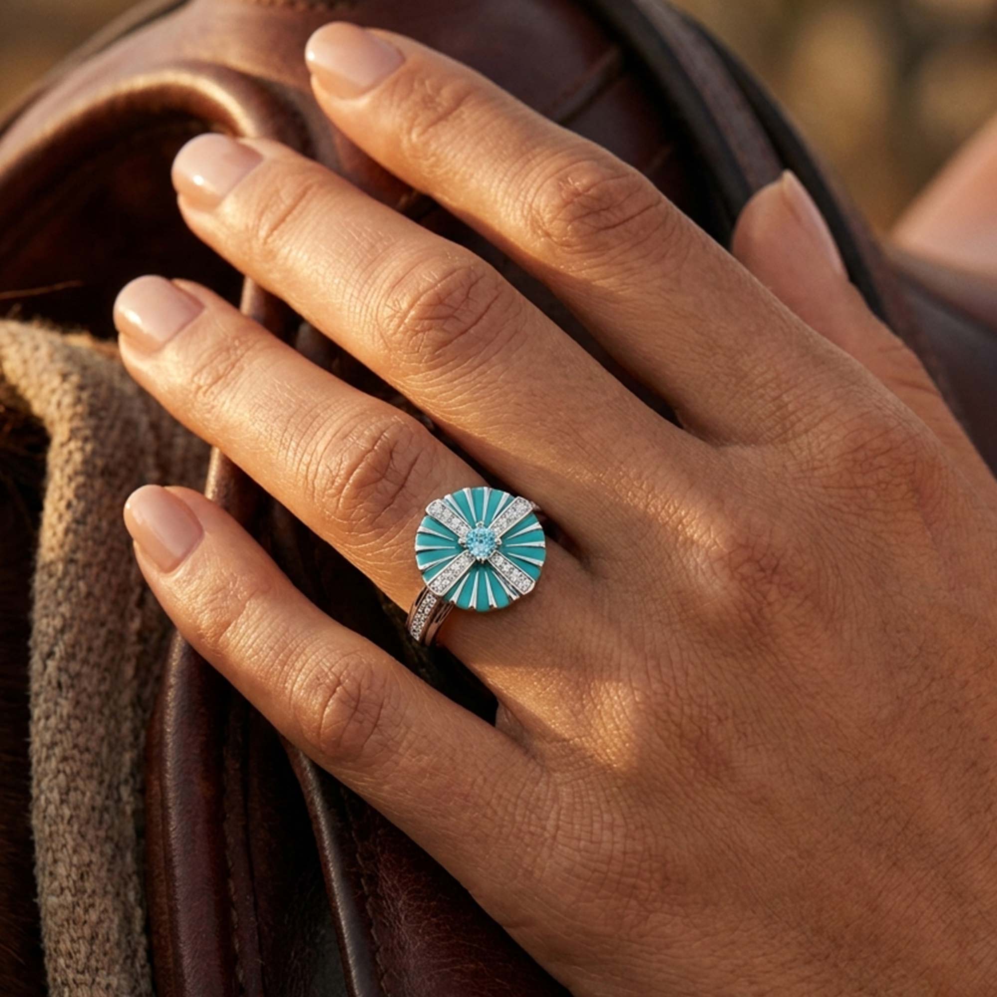 Azure Compass Ring 2