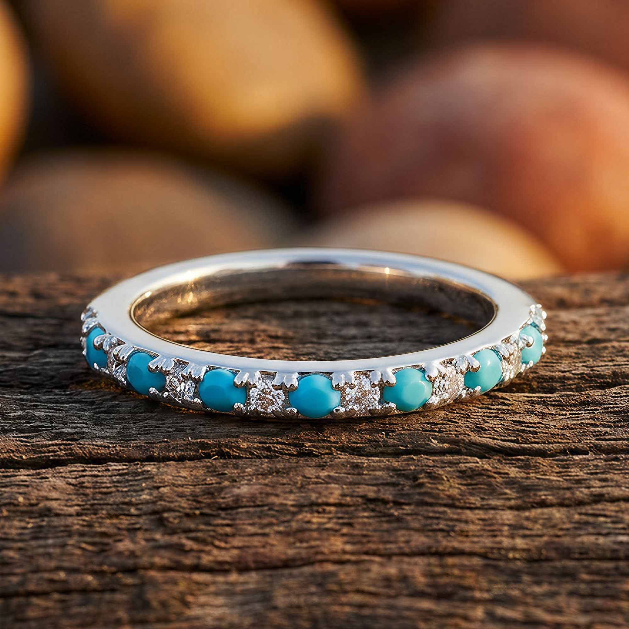 Azure Gleam Ring - Turquoise 1