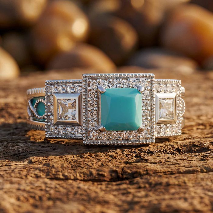 Azure Lighthouse Ring - Turquoise 1