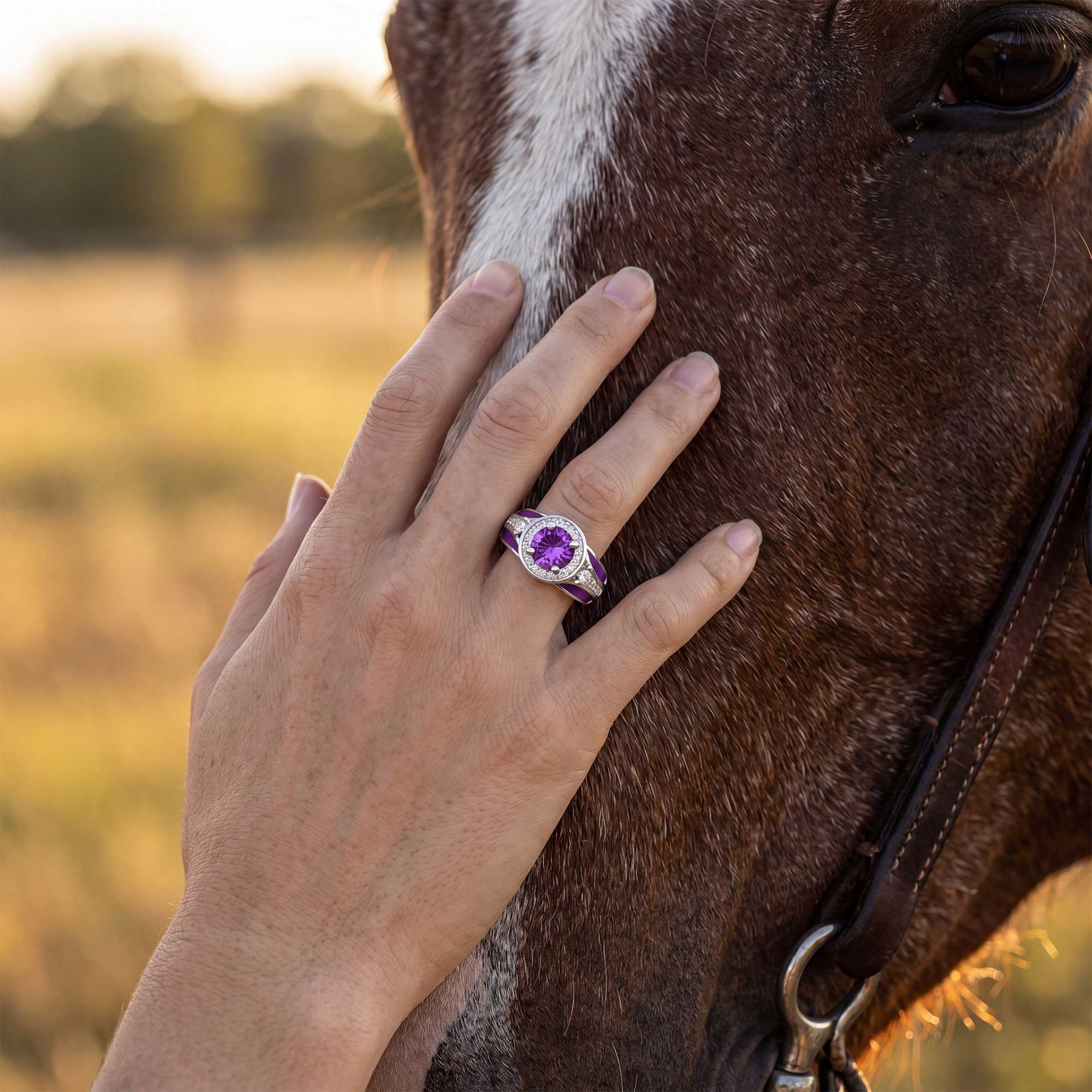 Brave Belt Ring - Amethyst 4