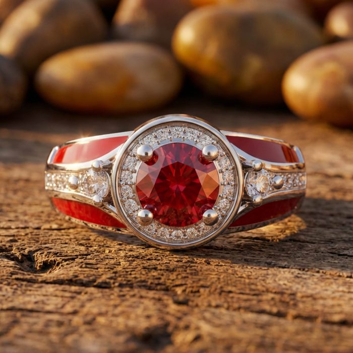 Brave Belt Ring - Ruby 1