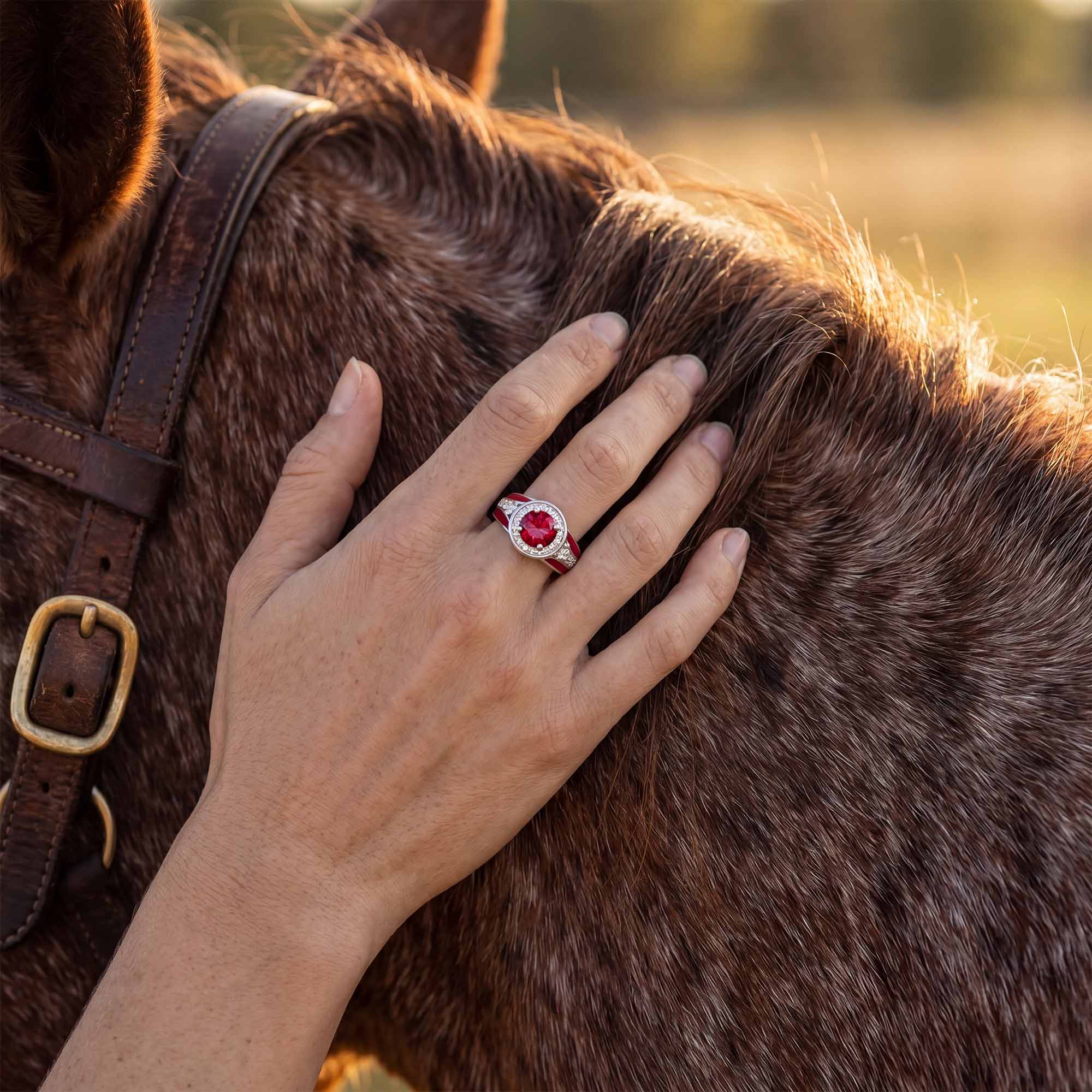 Brave Belt Ring - Ruby 2