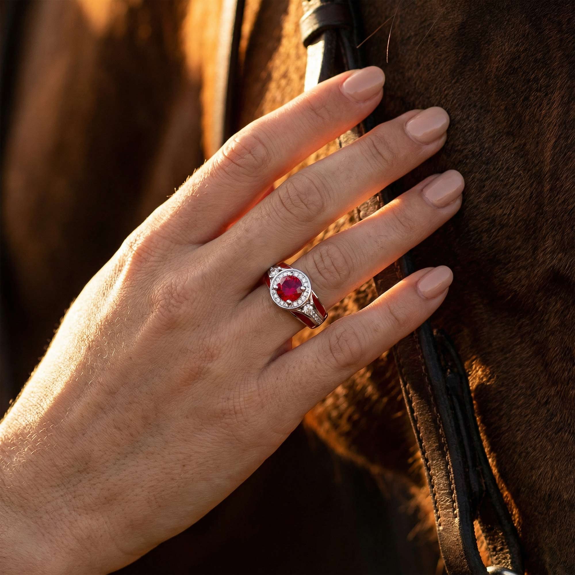 Brave Belt Ring - Ruby 4