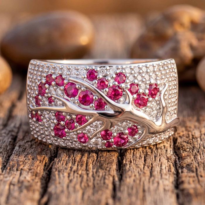 Bubblewaltz Ring - Ruby 1