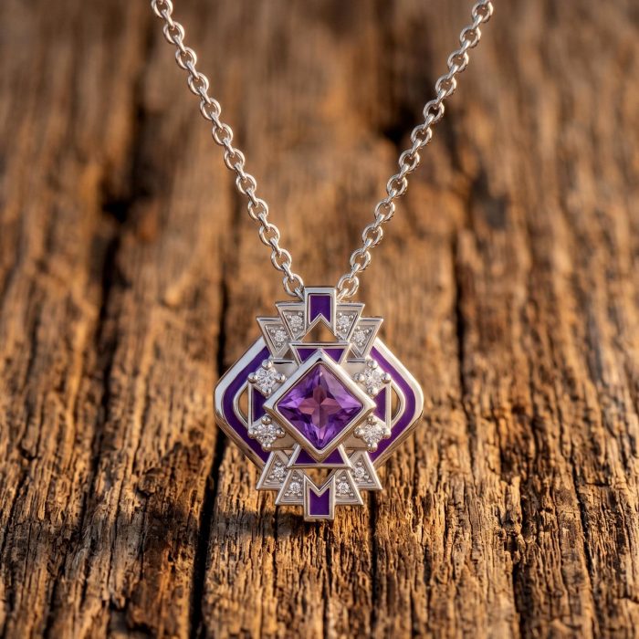 Chief's Crown Necklace - Amethyst 1