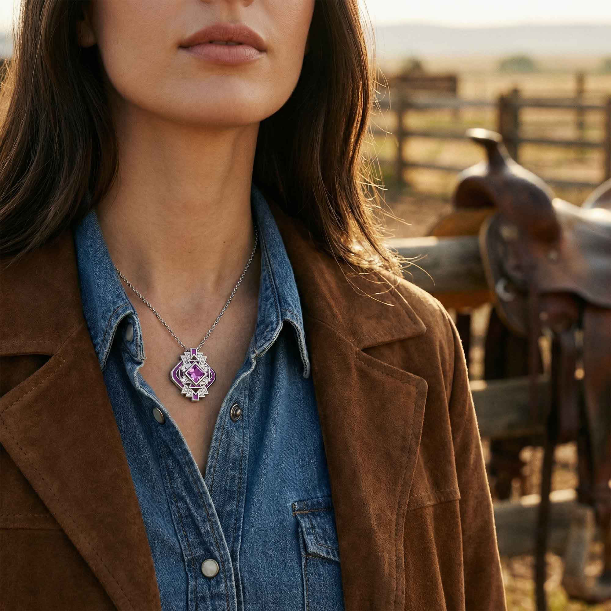 Chief's Crown Necklace - Amethyst 4