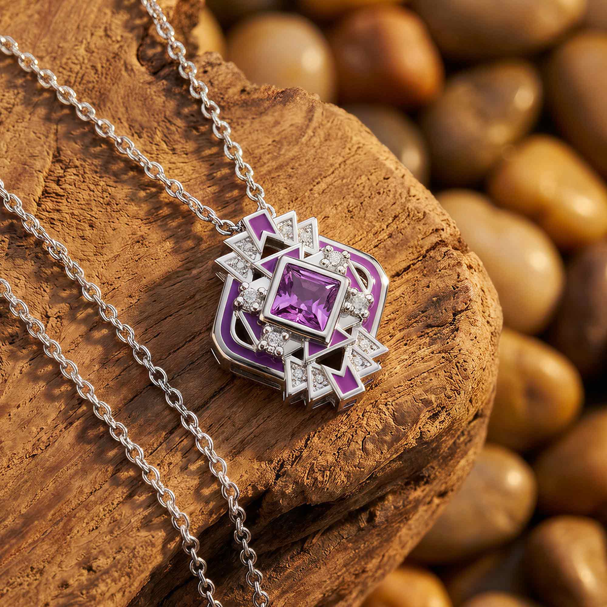 Chief's Crown Necklace - Amethyst 2
