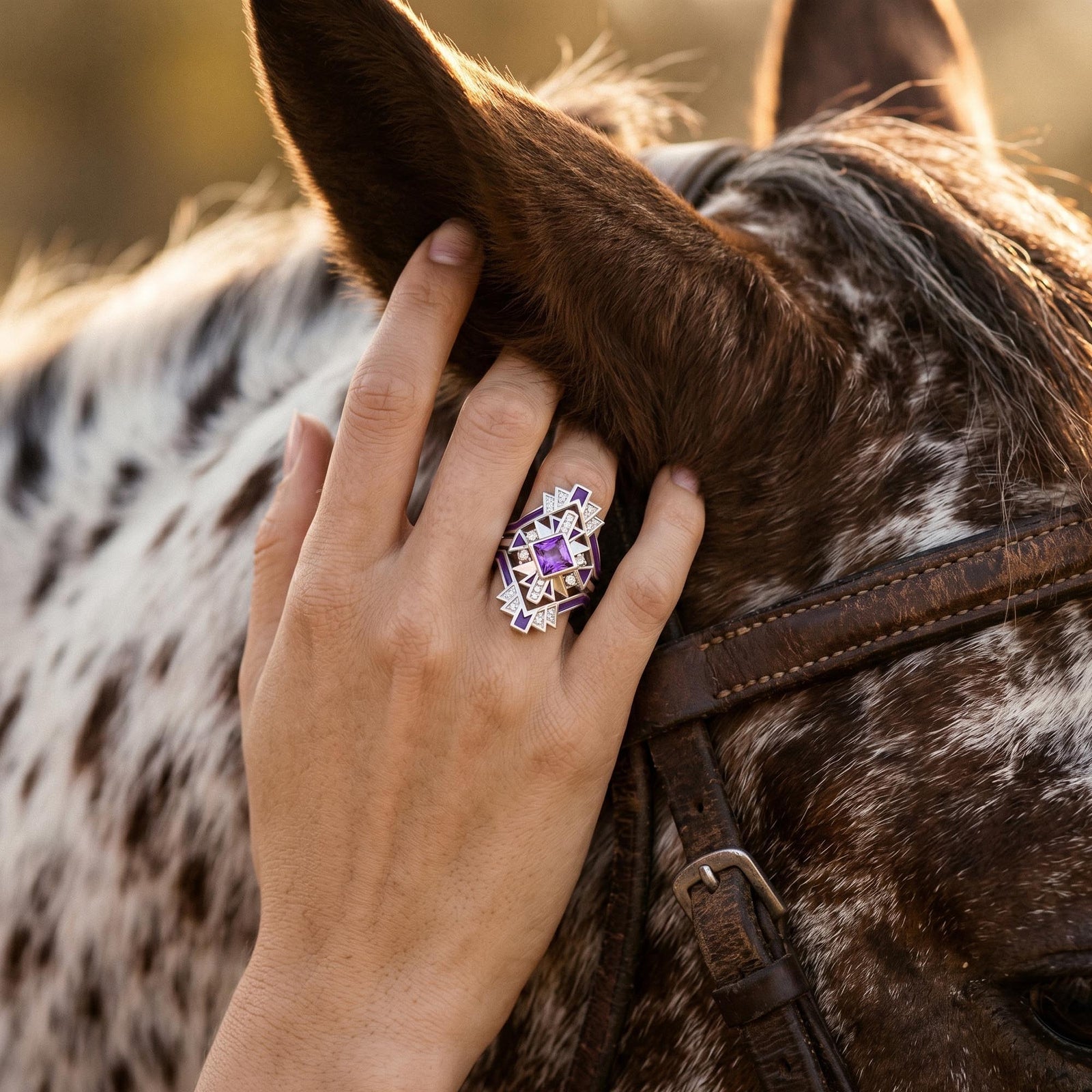Chief's Crown Ring - Amethyst 4