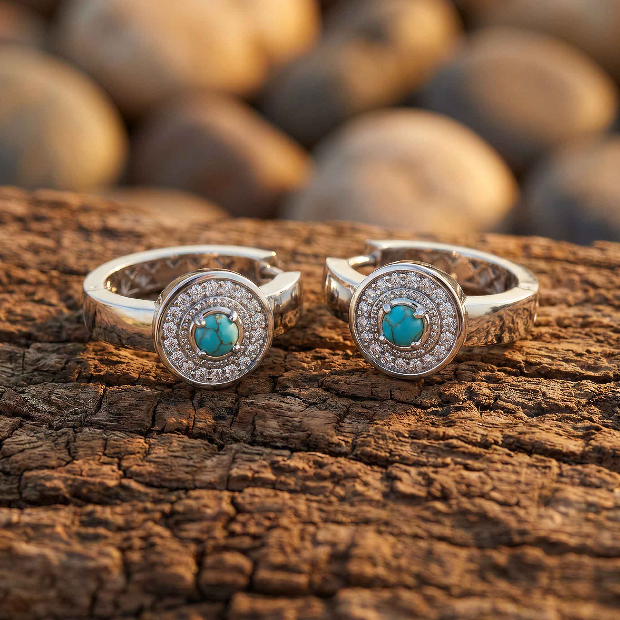 Competitive Spirit Earrings - Turquoise 2