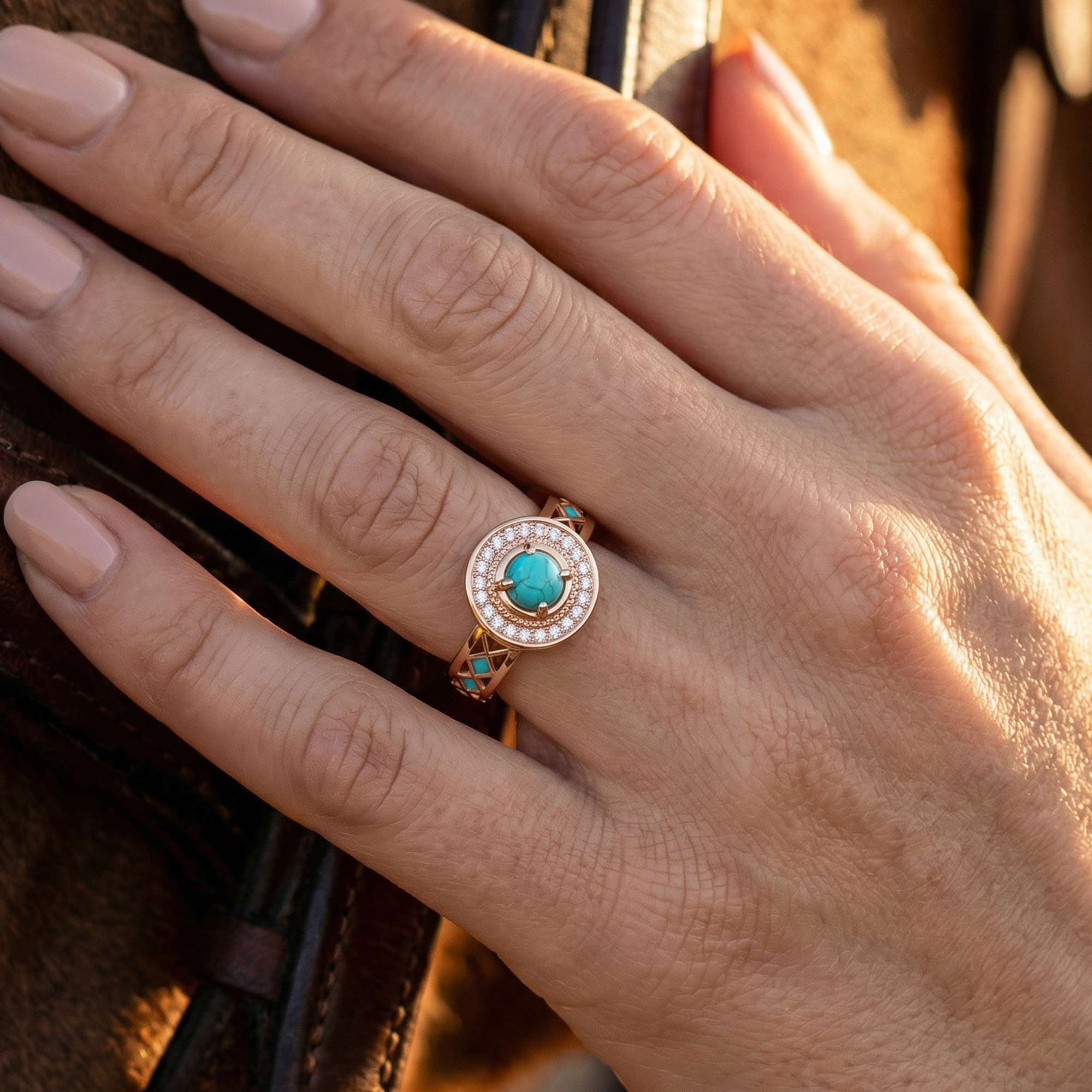Competitive Spirit Ring - Turquoise 4