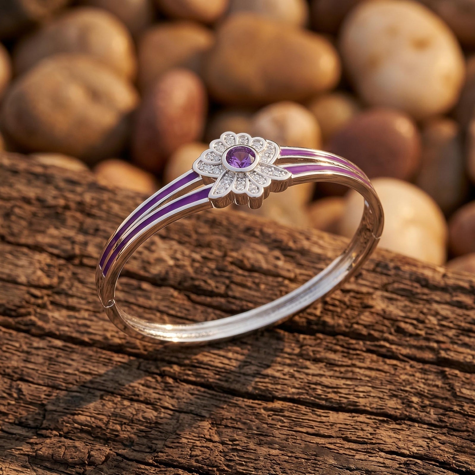 Desert Bloom Bracelet - Amethyst 3