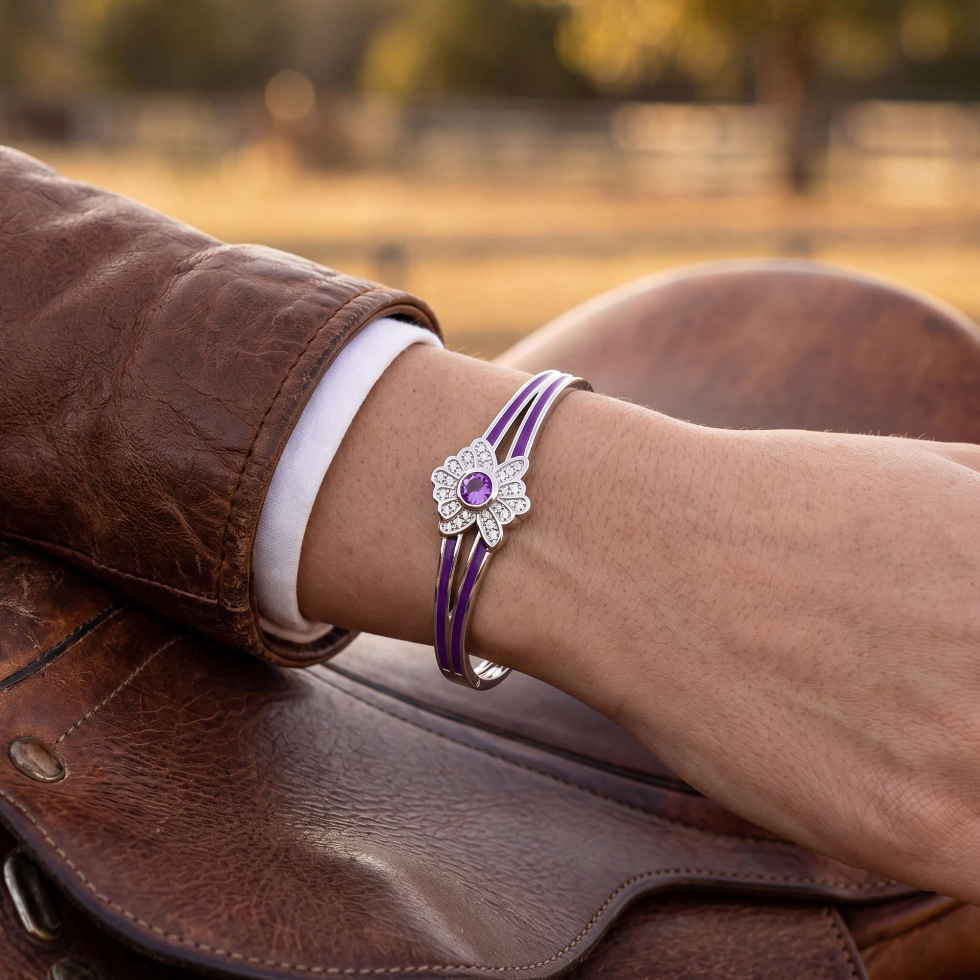 Desert Bloom Bracelet - Amethyst 4