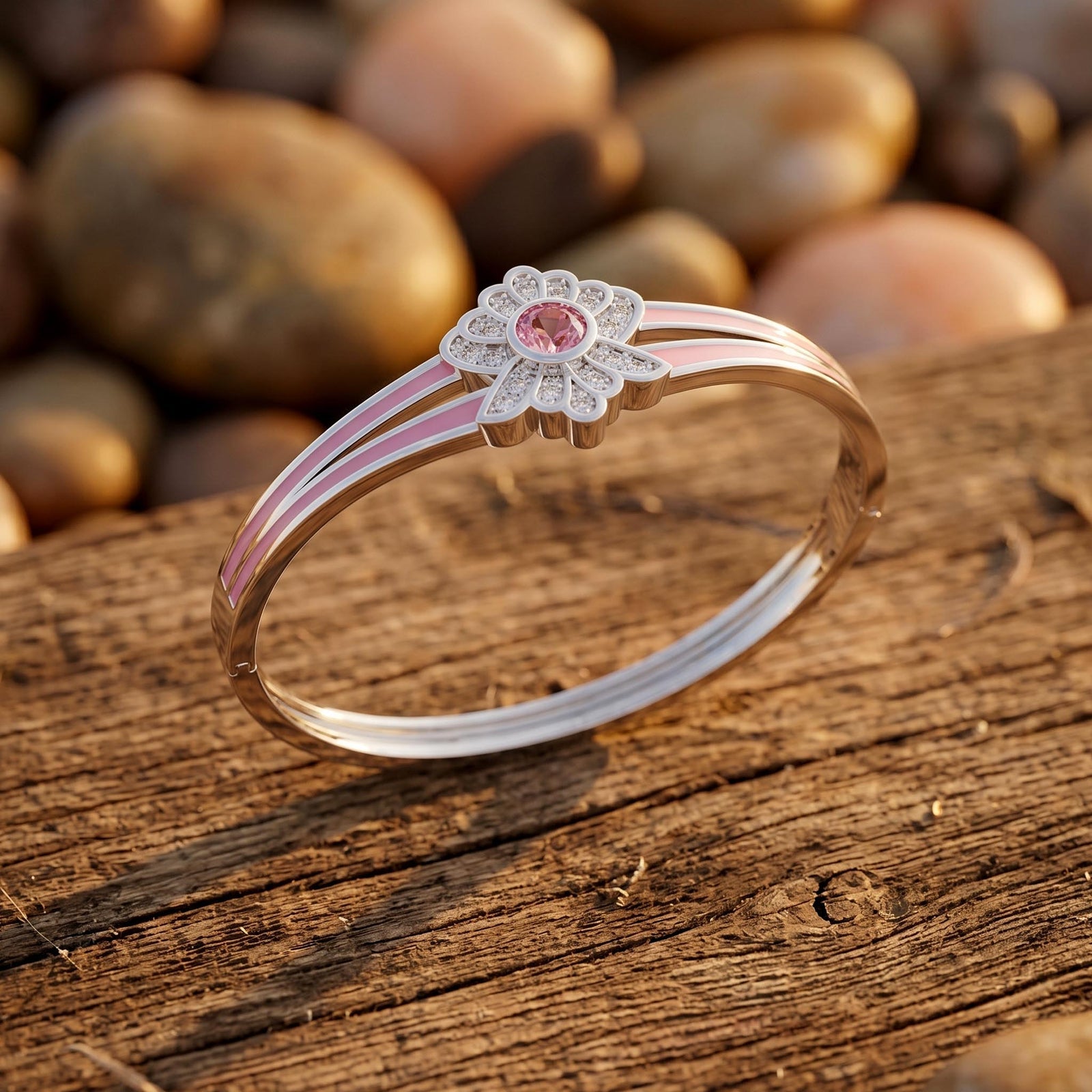 Desert Bloom Bracelet - Rose Quartz 3