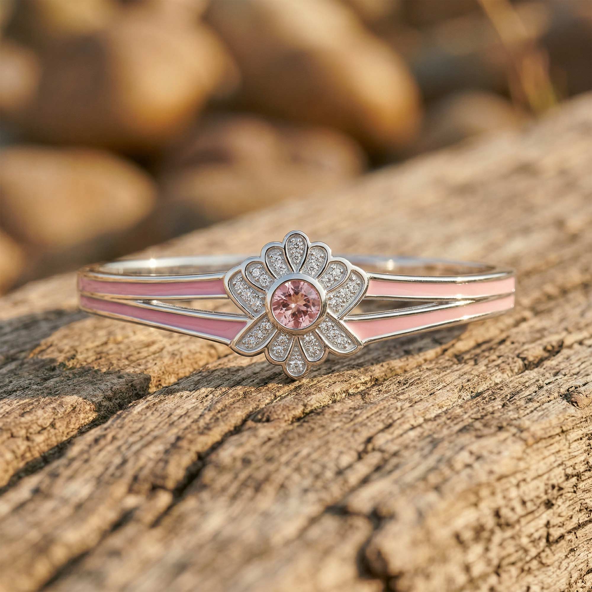 Desert Bloom Bracelet - Rose Quartz 1