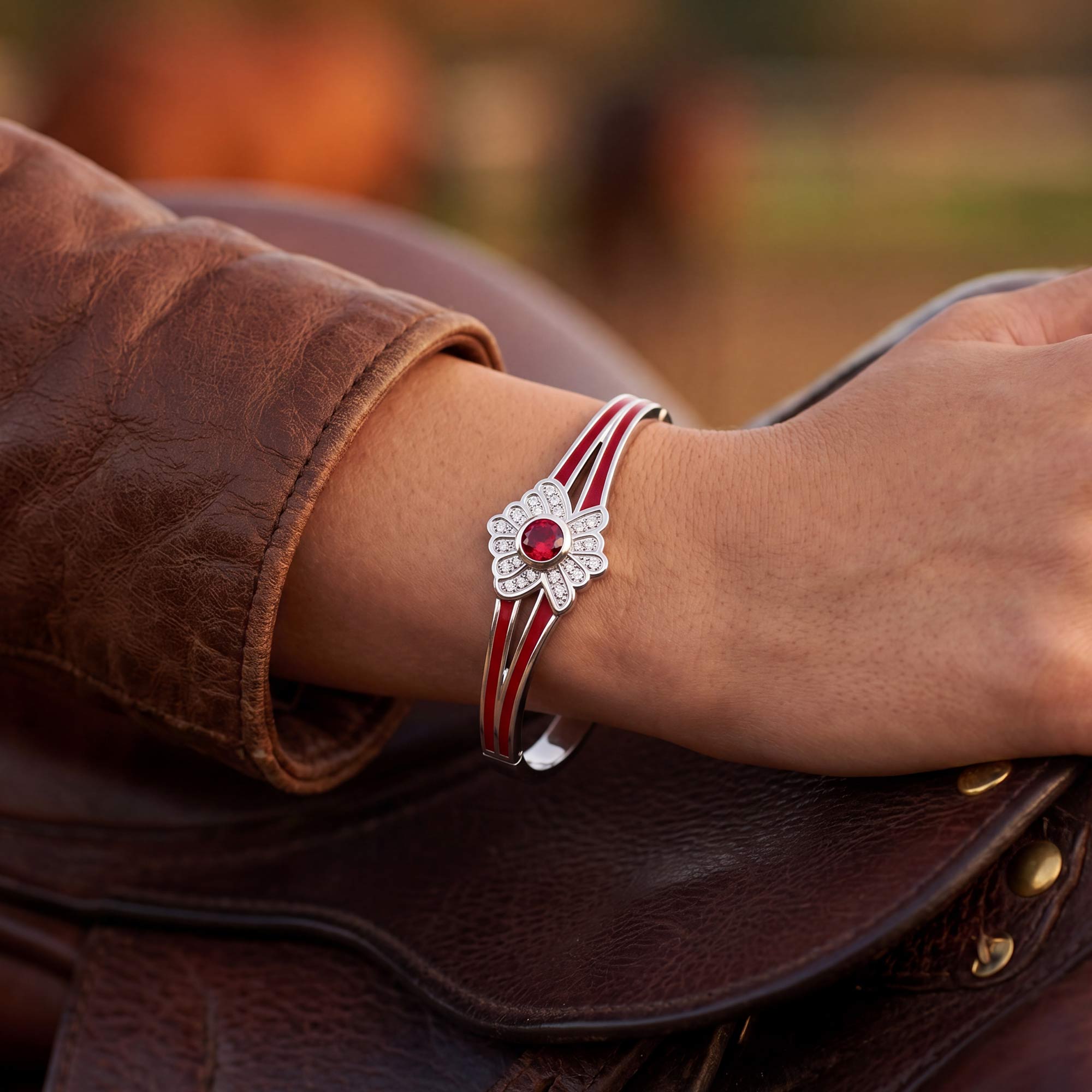 Desert Bloom Bracelet - Ruby 2