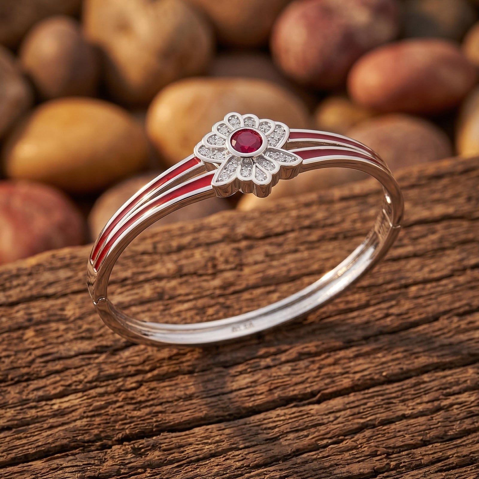 Desert Bloom Bracelet - Ruby 3