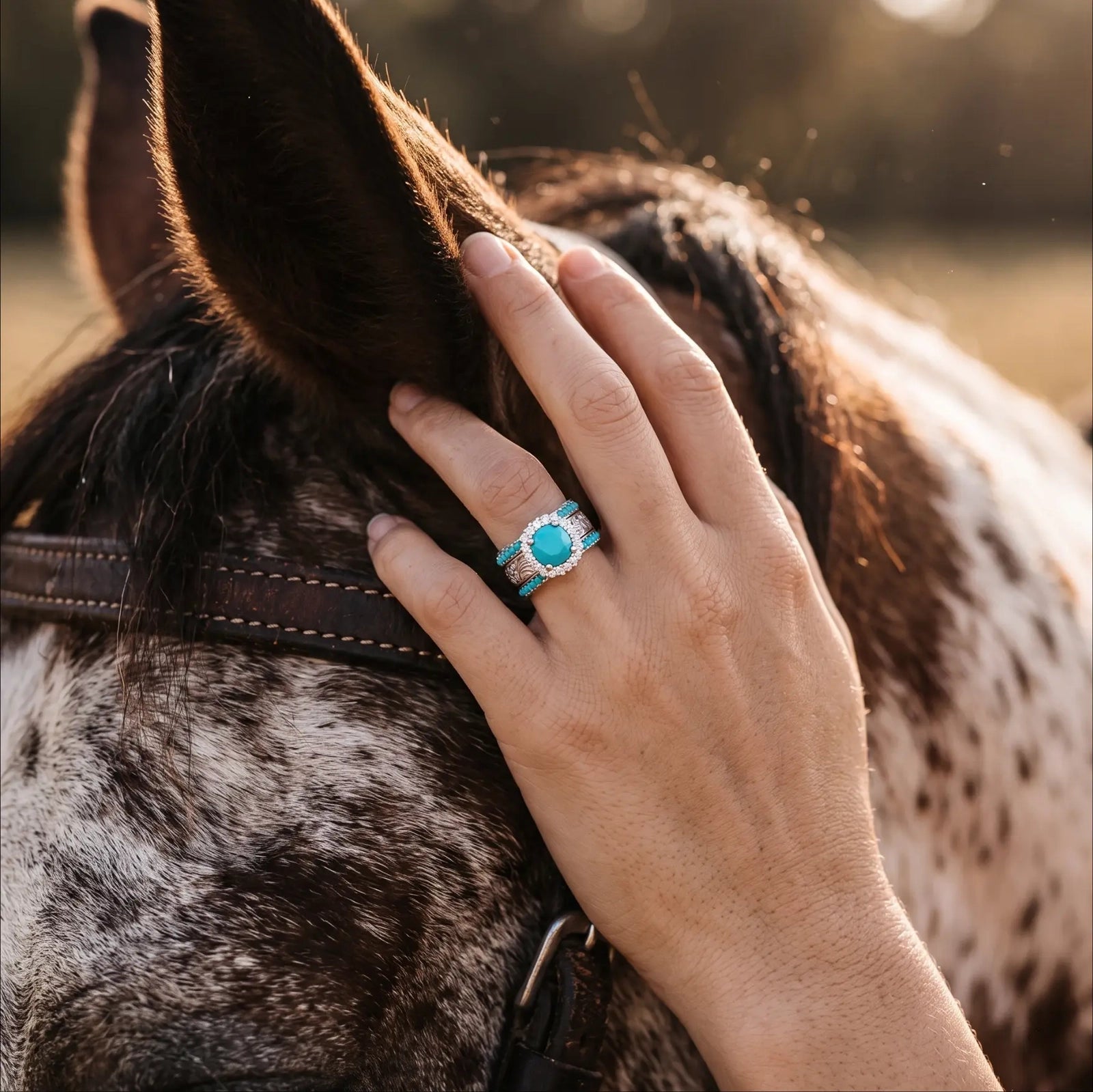 Desert Starpath Ring Set - Turquoise 4