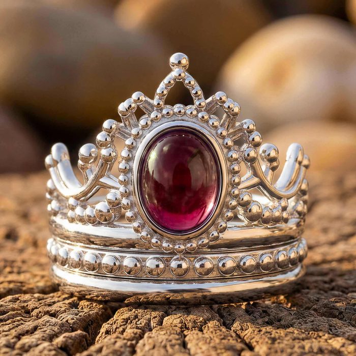 Dustland Crown Ring - Ruby 1