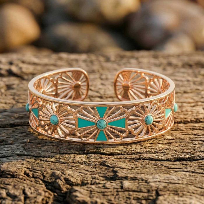 Eternal Spring Cuff Bracelet - Turquoise 1
