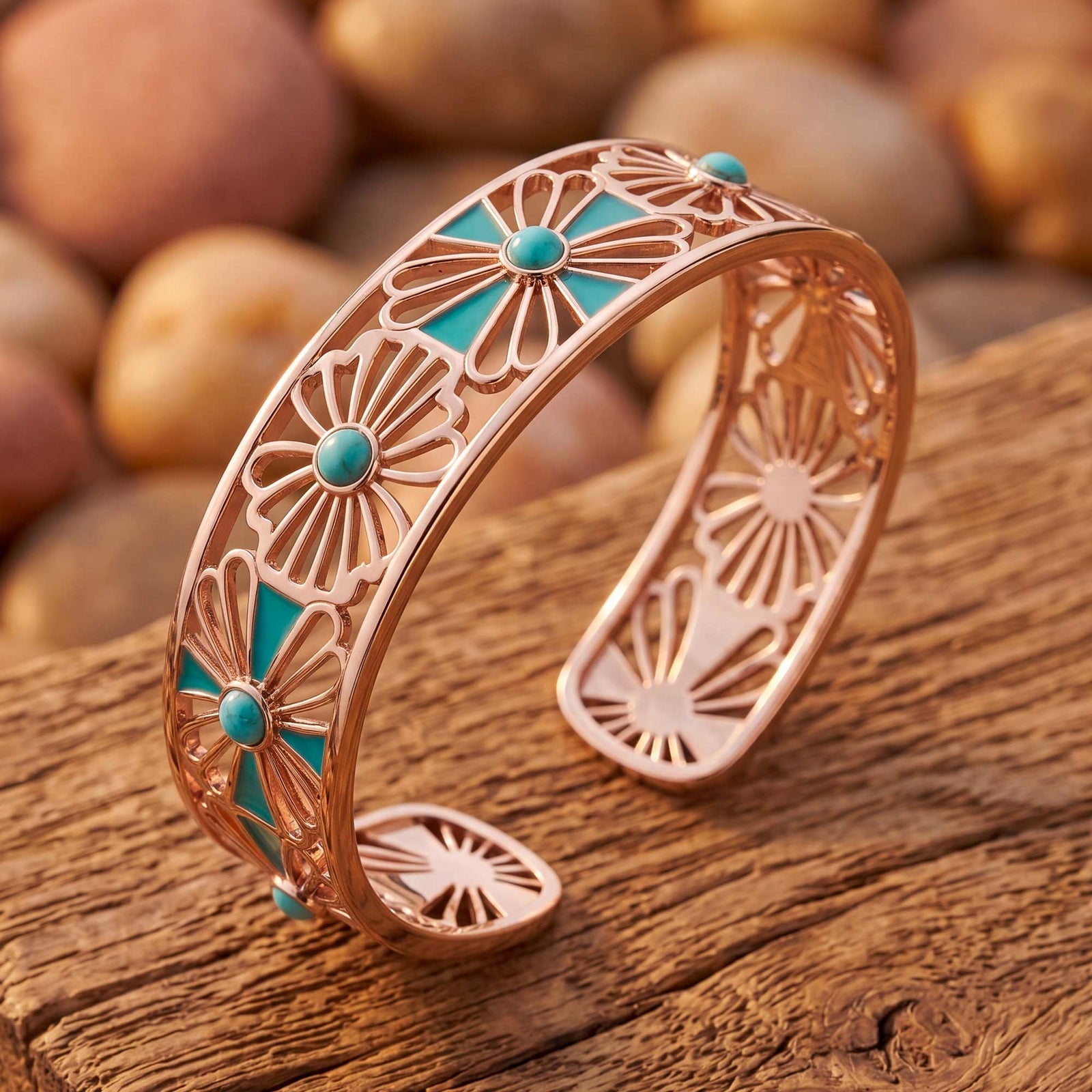 Eternal Spring Cuff Bracelet - Turquoise 3
