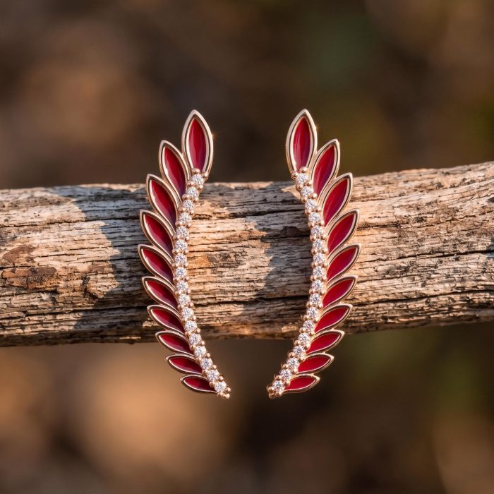 Eternal Spring Earrings - Red 1