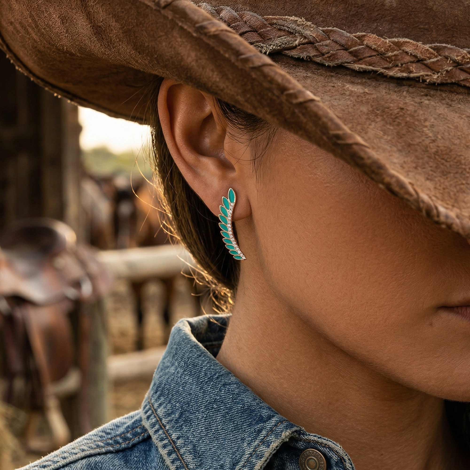 Eternal Spring Earrings - Turquoise 2