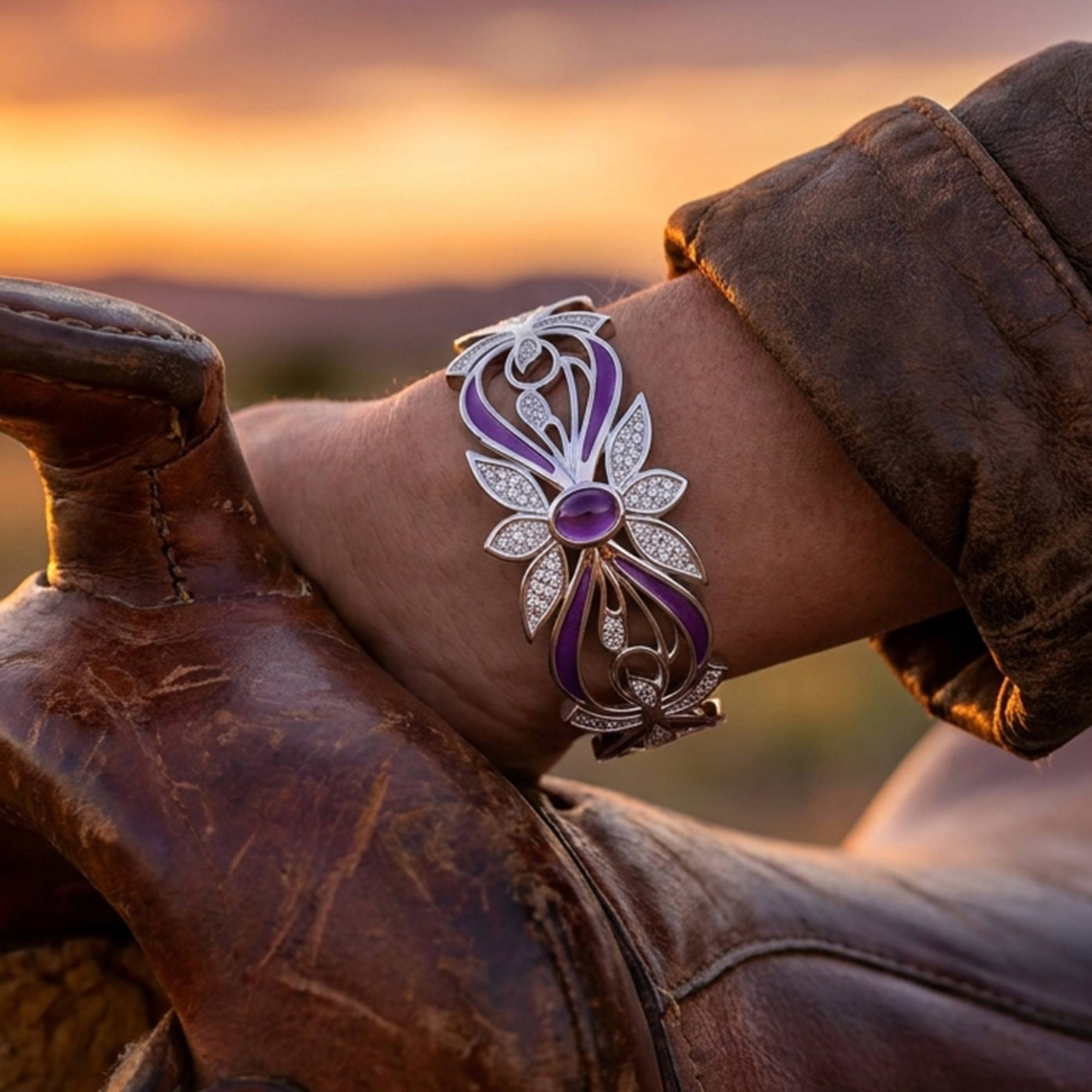 Frontier Whirlwind Bracelet - Amethyst 4