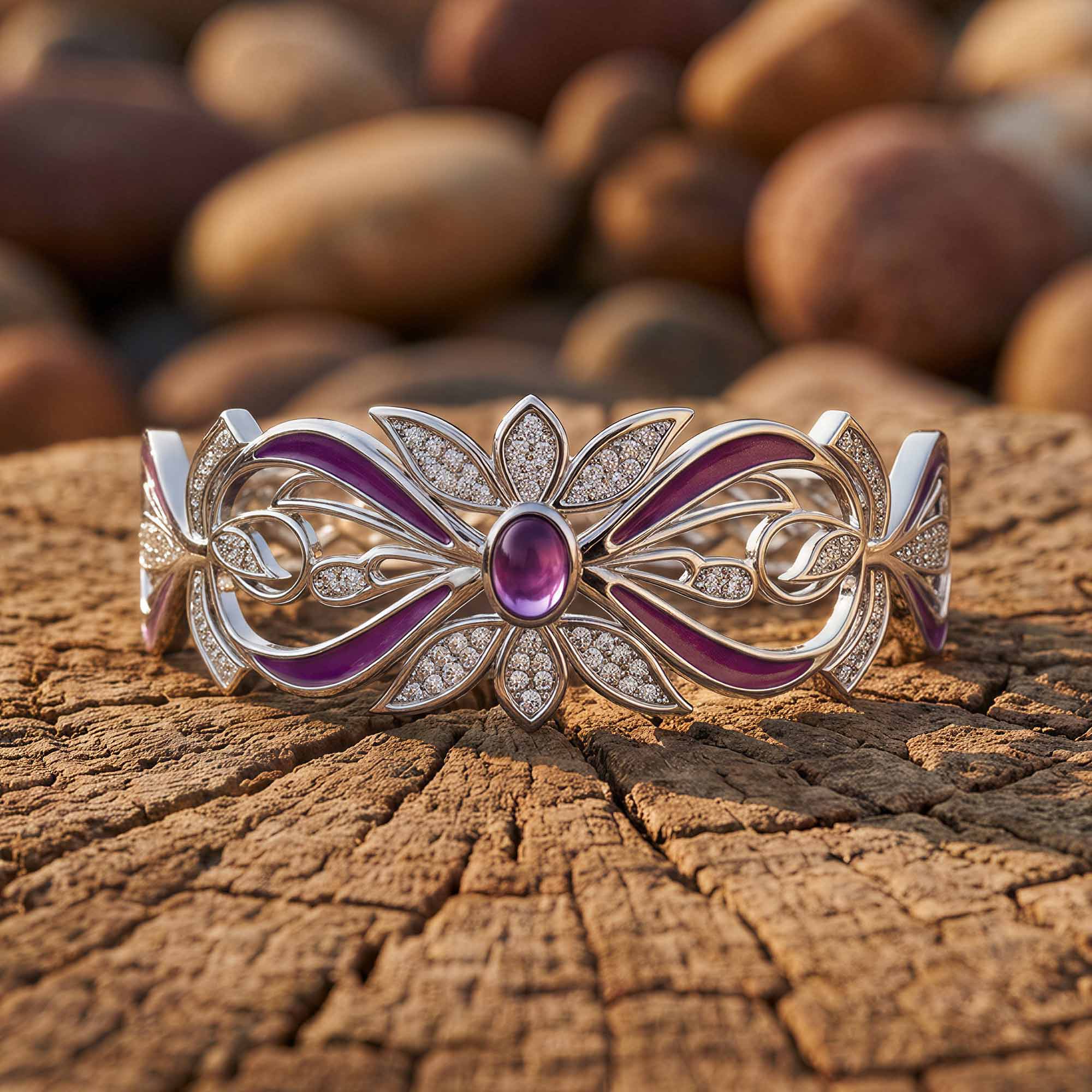 Frontier Whirlwind Bracelet - Amethyst 1