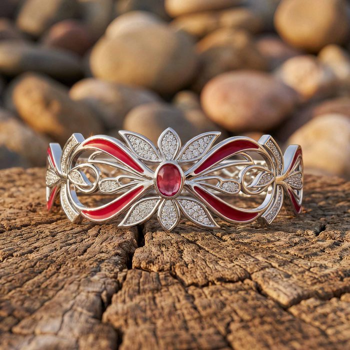 Frontier Whirlwind Bracelet - Ruby 1