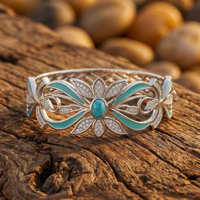 Frontier Whirlwind Bracelet - Turquoise 1