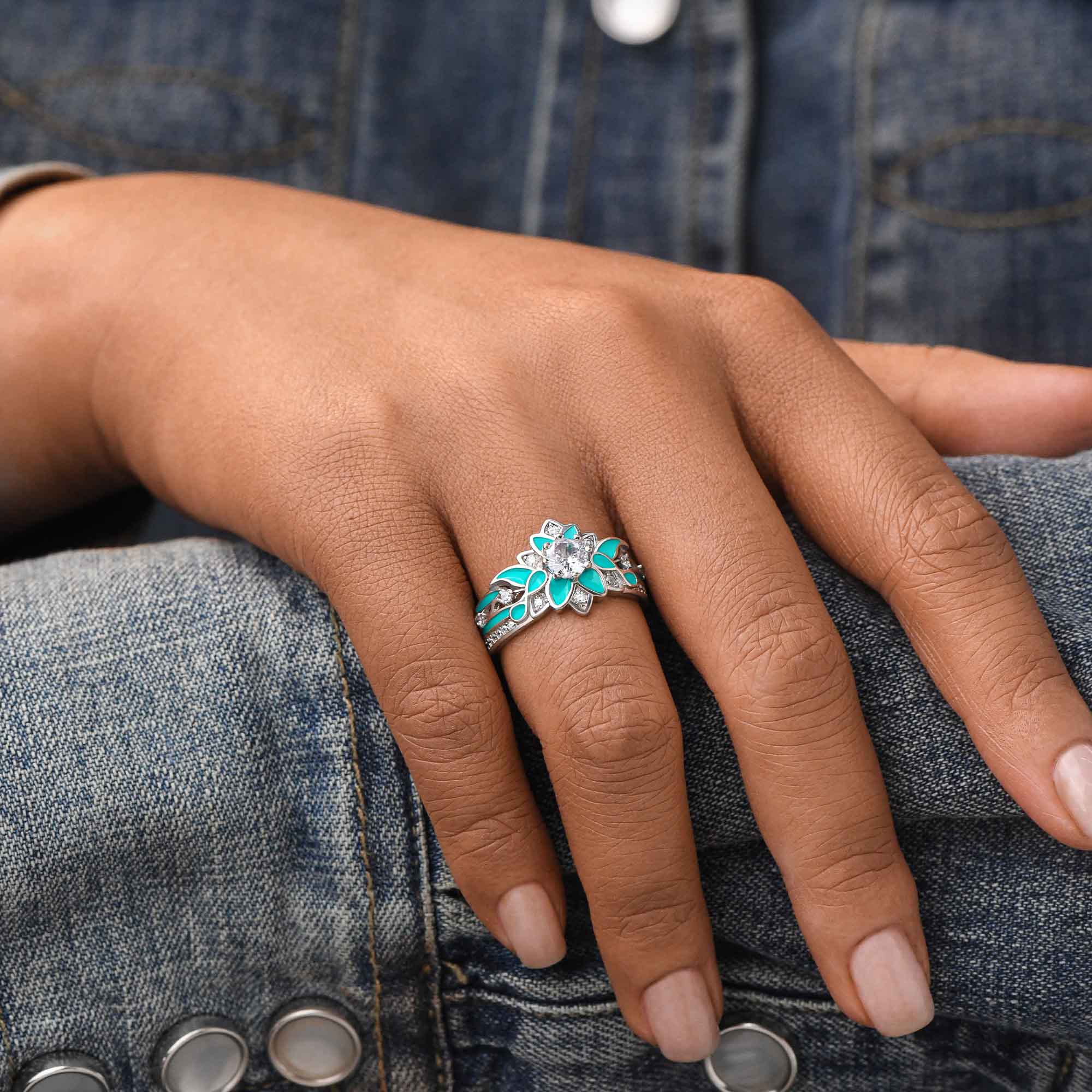 Garden Orchestra Ring - Moissanite 4