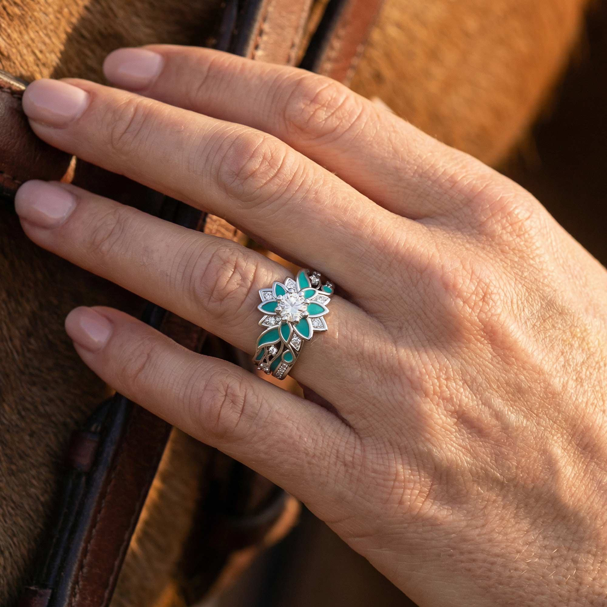 Garden Orchestra Ring - Moissanite 2