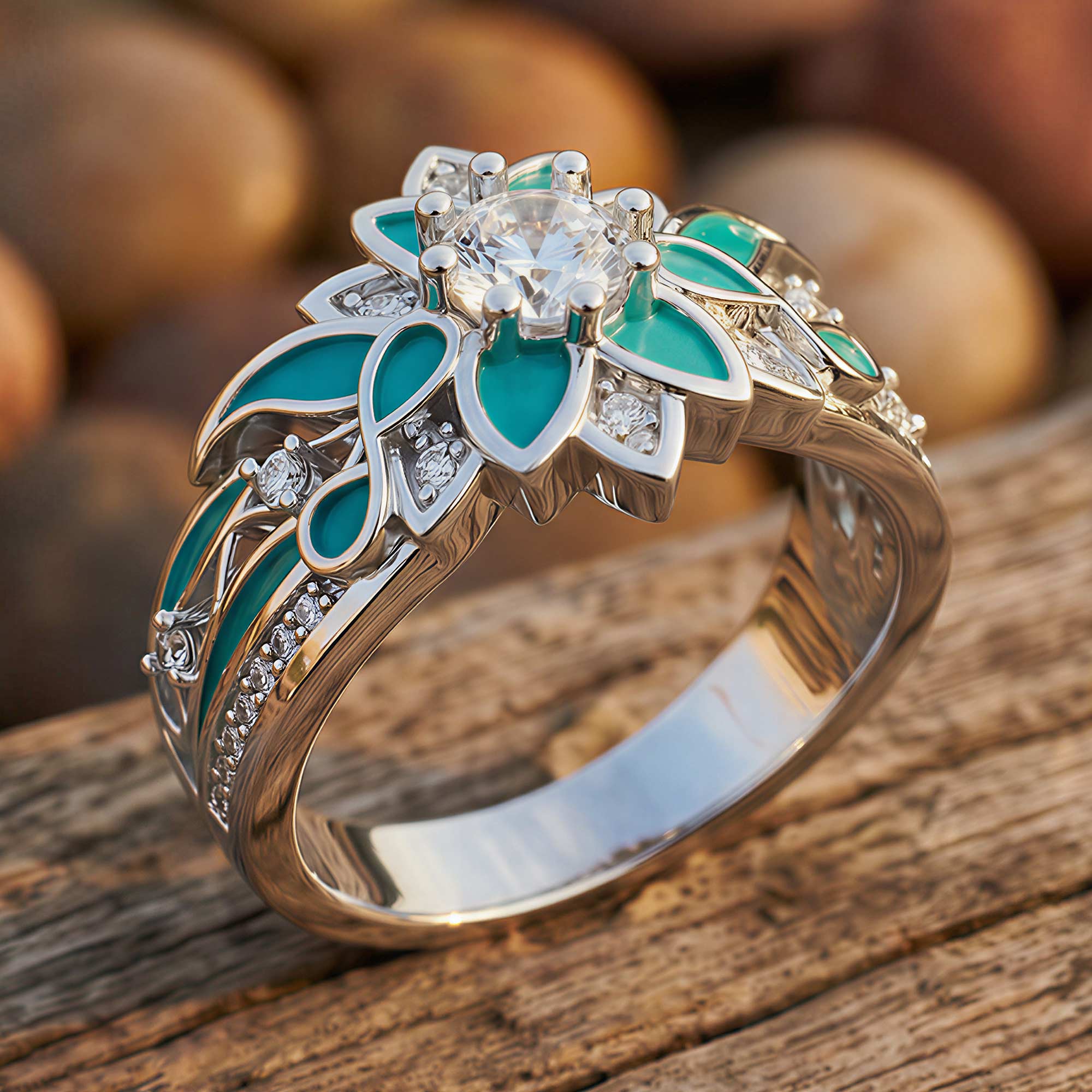 Garden Orchestra Ring - Moissanite 3