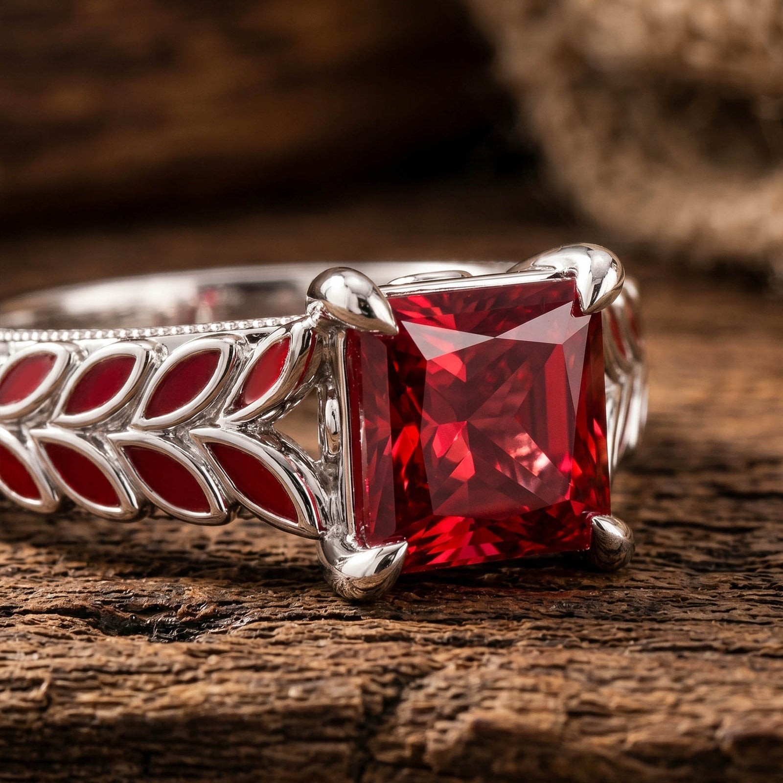 Golden Harvest Ring - Ruby 3