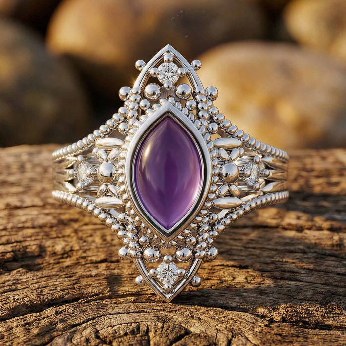 Holy Prayer Ring - Amethyst 1