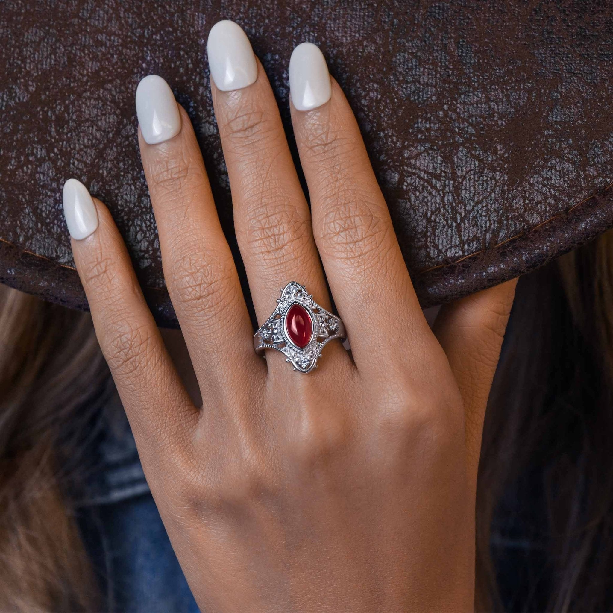 Holy Prayer Ring - Ruby 2