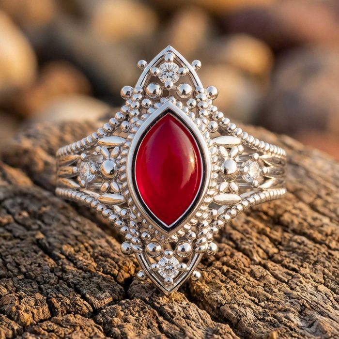 Holy Prayer Ring - Ruby 1