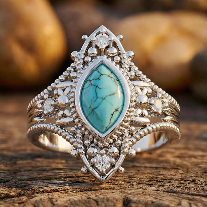 Holy Prayer Ring - Turquoise 1