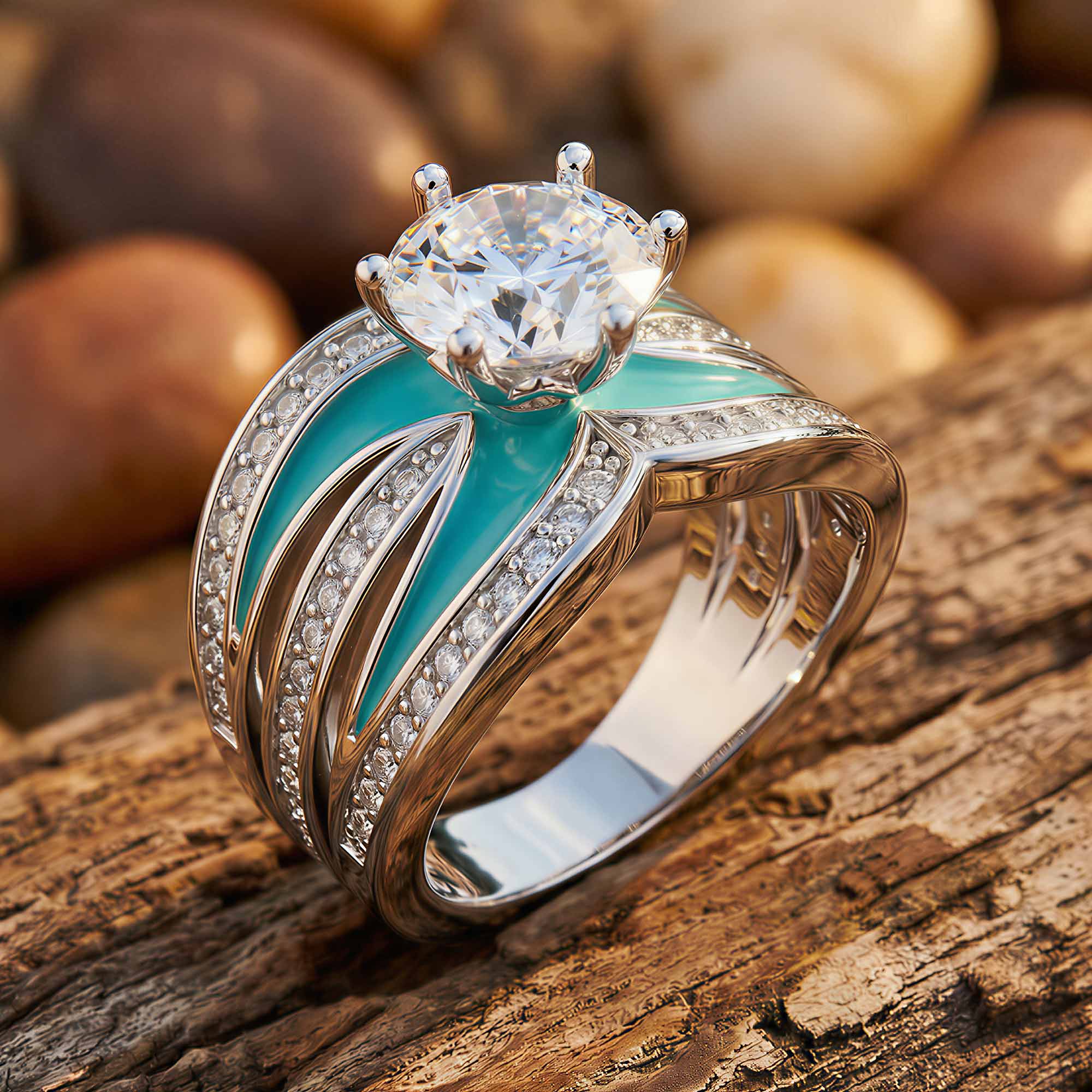 Intersect Radiance Ring - Moissanite 3