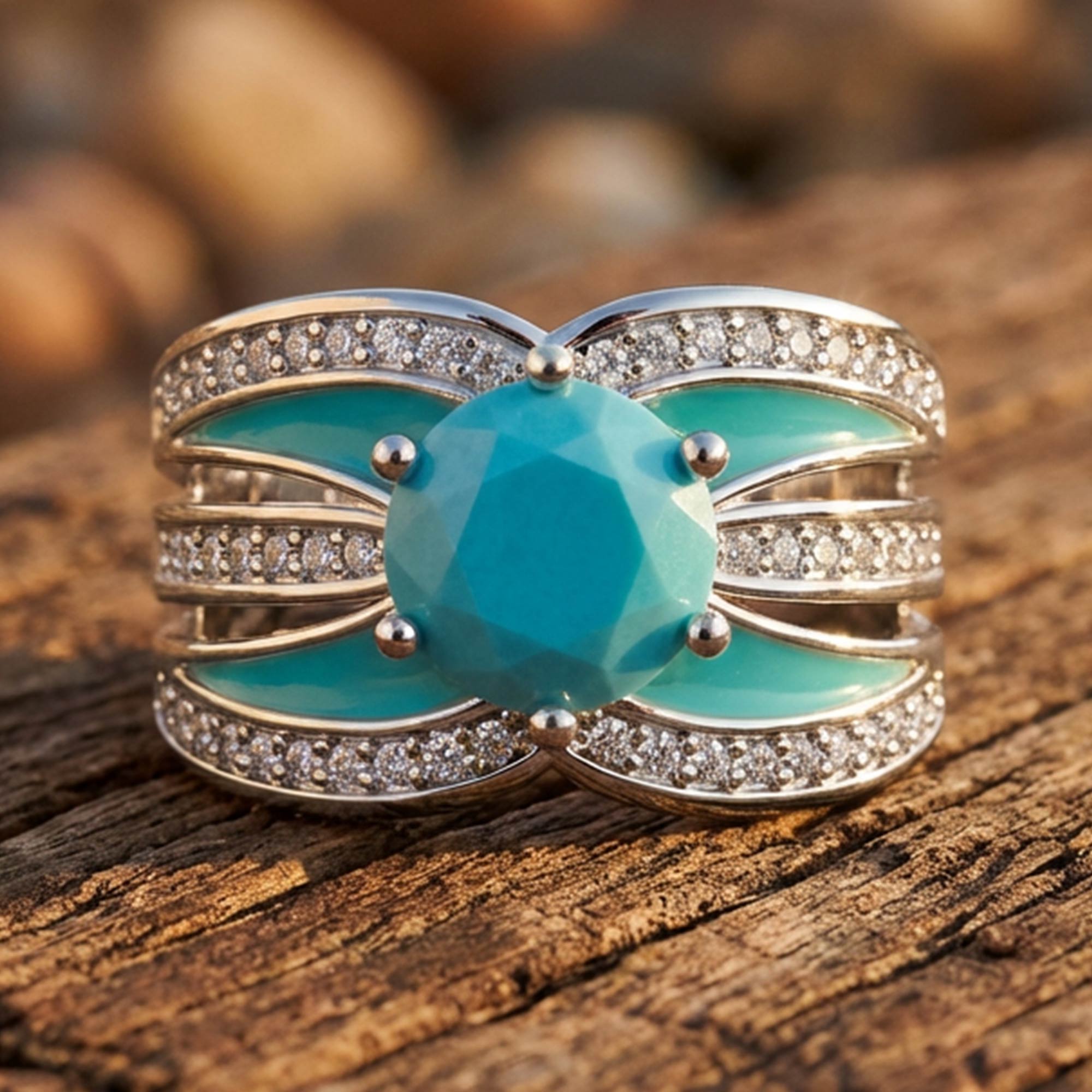 Intersect Radiance Ring - Turquoise 1