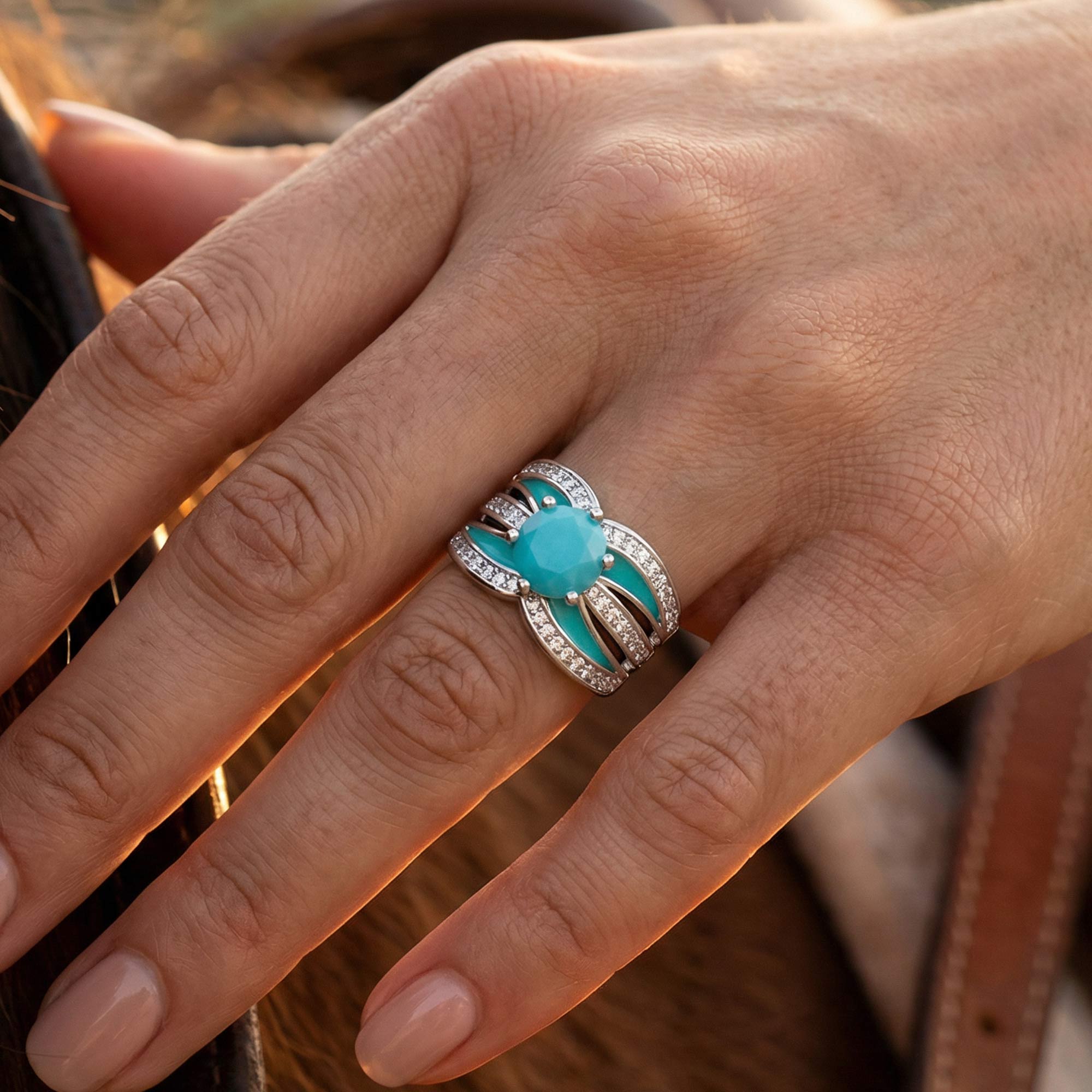 Intersect Radiance Ring - Turquoise 2