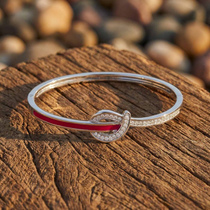 Knotted Power Bracelet - Red 1