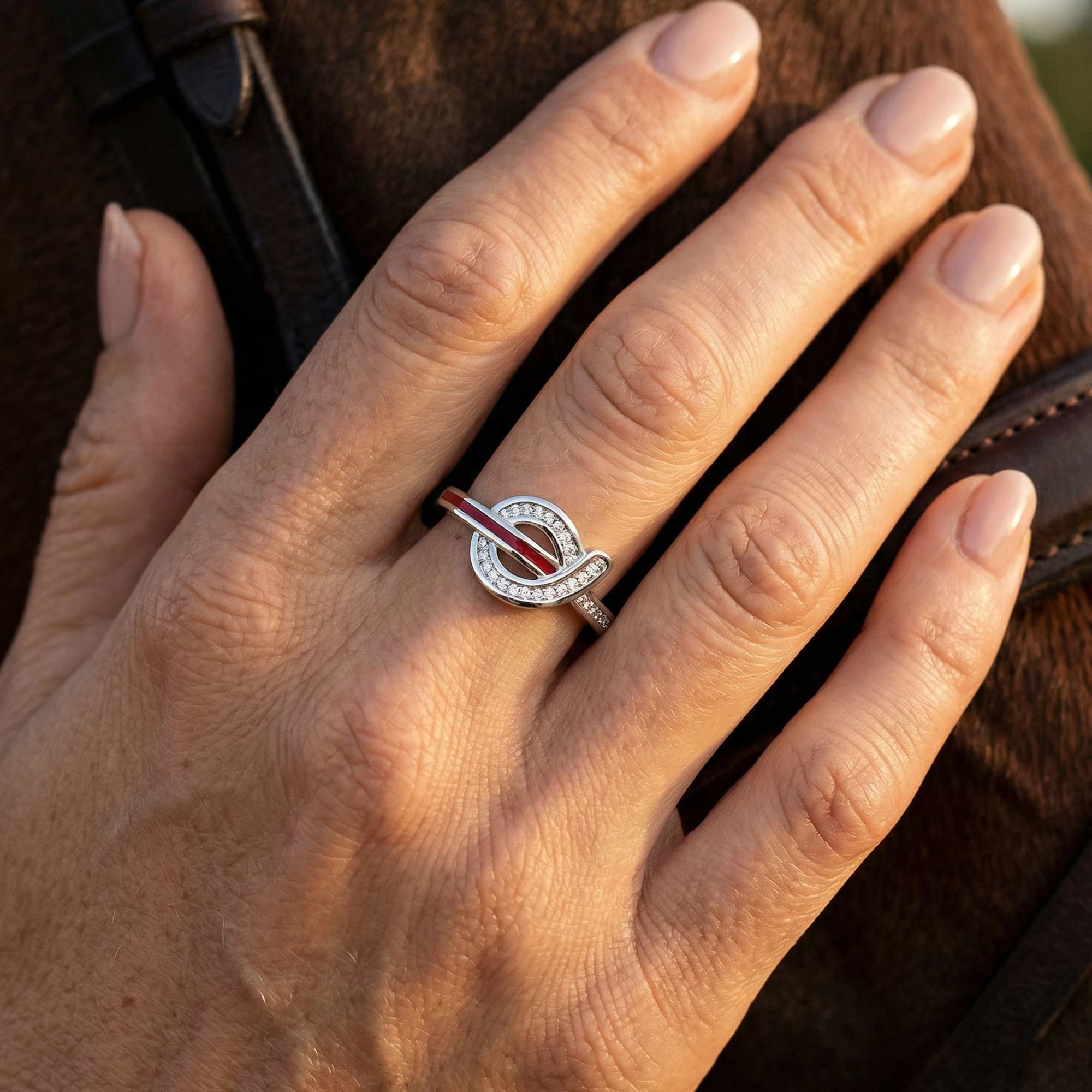 Knotted Power Ring - Red 2