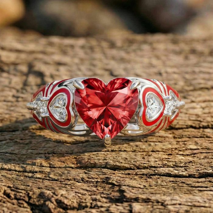 Loyal Heart Ring - Ruby 1